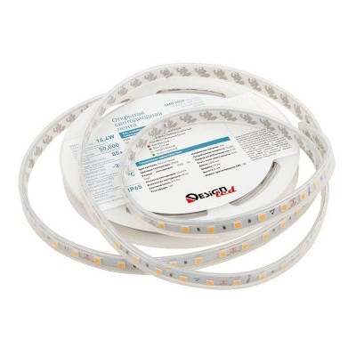 Светодиодная влагозащищенная лента DesignLed 14,4W/m 60LED/m 5050SMD теплый белый 5M 003350 - изображение 3 Светодиодная влагозащищенная лента DesignLed 14,4W/m 60LED/m 5050SMD теплый белый 5M 003350 - изображение 3