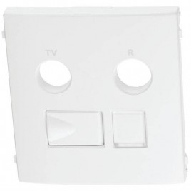 Лицевая панель Efapel Apolo 5000 розеток R-TV-RJ45/R-TV-RJ45 - SC белый 50774 TBR