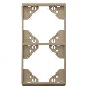 Рамка 2-постовая Efapel Apolo 5000 Metalizada платина 50922 TPL
