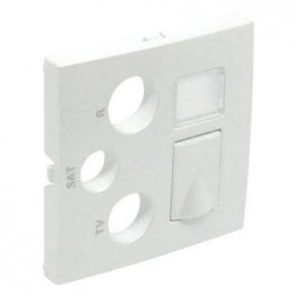 Лицевая панель Efapel Logus 90 розеток R-TV-SAT-RJ45/R-TV-SAT-RJ45-SC белый 90770 TBR