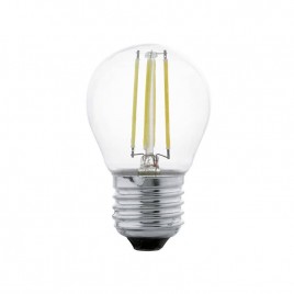 Лампа светодиодная филаментная Eglo E27 4W 2700К прозрачная 11498
