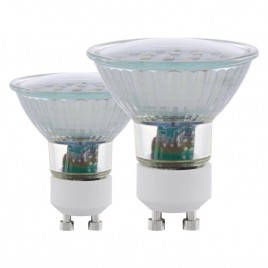 Лампа светодиодная Eglo GU10 5W 3000K прозрачная 11537