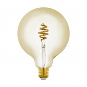 Лампа светодиодная филаментная диммируемая Eglo E27 5,5W 2200-6500K золотистая 12582