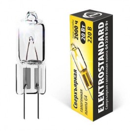 Лампа галогенная Elektrostandard G4 20W сверхъяркая 4690389013638