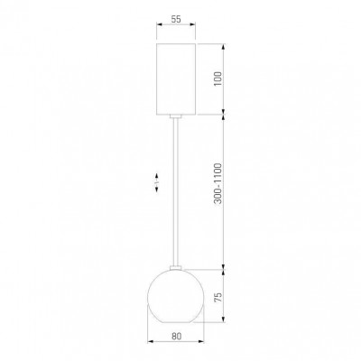 Подвесной светодиодный светильник Elektrostandard Giro 50215/1 Led черный 4690389175794 - изображение 2 Подвесной светодиодный светильник Elektrostandard Giro 50215/1 Led черный 4690389175794 - изображение 2
