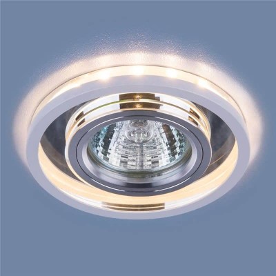 Встраиваемый светильник Elektrostandard 7021 MR16 SL/WH зеркальный/белый 4690389099342 - изображение 2 Встраиваемый светильник Elektrostandard 7021 MR16 SL/WH зеркальный/белый 4690389099342 - изображение 2