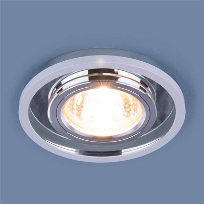 Встраиваемый светильник Elektrostandard 7021 MR16 SL/WH зеркальный/белый 4690389099342 - изображение 3 Встраиваемый светильник Elektrostandard 7021 MR16 SL/WH зеркальный/белый 4690389099342 - изображение 3