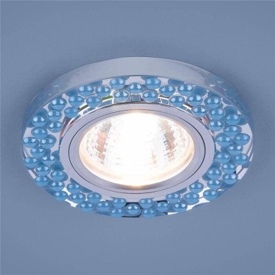 Встраиваемый светильник Elektrostandard 2194 MR16 SL/BL зеркальный/голубой 4690389099274 - изображение 2 Встраиваемый светильник Elektrostandard 2194 MR16 SL/BL зеркальный/голубой 4690389099274 - изображение 2