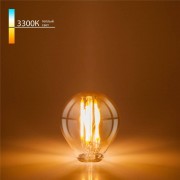 Лампа светодиодная филаментная Elektrostandard E27 6W 3300K прозрачная 4690389173240