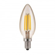 Лампа светодиодная филаментная Elektrostandard E14 7W 4200K прозрачная 4690389062896