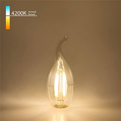 Лампа светодиодная филаментная Elektrostandard BLE1429 E14 9W 4200K прозрачная 4690389151293 - изображение 2 Лампа светодиодная филаментная Elektrostandard BLE1429 E14 9W 4200K прозрачная 4690389151293 - изображение 2