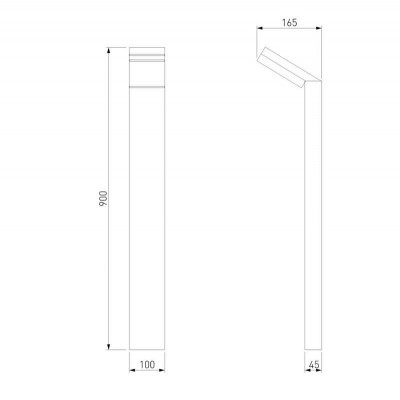 Уличный светодиодный светильник Elektrostandard Sensor 1542 Techno Led черный 4690389175022 - изображение 2 Уличный светодиодный светильник Elektrostandard Sensor 1542 Techno Led черный 4690389175022 - изображение 2