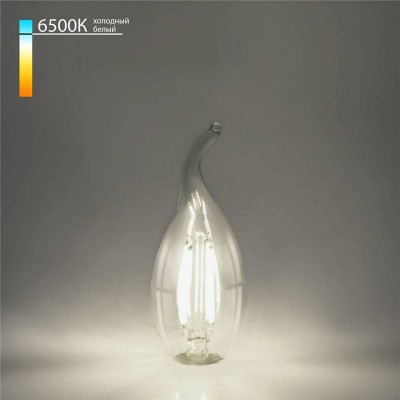 Лампа светодиодная филаментная Elektrostandard E14 9W 6500K прозрачная 4690389175312 - изображение 2 Лампа светодиодная филаментная Elektrostandard E14 9W 6500K прозрачная 4690389175312 - изображение 2