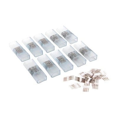 Переходник односторонний для неона Elektrostandard LS001 220V 5050 RGB (10 шт) PSL-12 4690389135057 - изображение 2 Переходник односторонний для неона Elektrostandard LS001 220V 5050 RGB (10 шт) PSL-12 4690389135057 - изображение 2