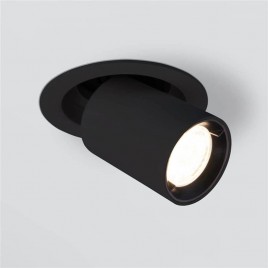 Встраиваемый светодиодный спот Elektrostandard 9917 LED 10W 4200K черный матовый 4690389161681