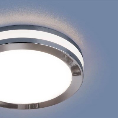 Встраиваемый светодиодный светильник Elektrostandard DSKR80 5W 4200K CH хром 4690389041310 - изображение 3 Встраиваемый светодиодный светильник Elektrostandard DSKR80 5W 4200K CH хром 4690389041310 - изображение 3