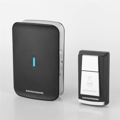 Звонок беспроводной Elektrostandard DBQ19M WL 36M IP44 черный 4690389144882 - изображение 2 Звонок беспроводной Elektrostandard DBQ19M WL 36M IP44 черный 4690389144882 - изображение 2