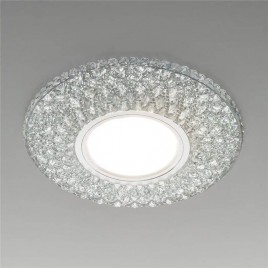 Встраиваемый светильник Elektrostandard 2220 MR16 CL прозрачный подсветка мульти 4690389129568