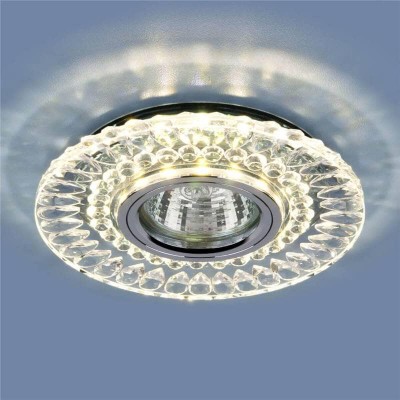 Встраиваемый светильник Elektrostandard 2197 MR16 CL/SL прозрачный/серебро 4690389101021 - изображение 3 Встраиваемый светильник Elektrostandard 2197 MR16 CL/SL прозрачный/серебро 4690389101021 - изображение 3