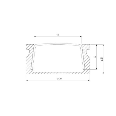 Профиль алюминиевый с рассеивателем Elektrostandard LL-2-ALP006 4690389170430 - изображение 2 Профиль алюминиевый с рассеивателем Elektrostandard LL-2-ALP006 4690389170430 - изображение 2