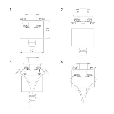 Адаптер Elektrostandard TRLM-1-BK 4690389154034 - изображение 2 Адаптер Elektrostandard TRLM-1-BK 4690389154034 - изображение 2