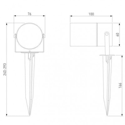 Ландшафтный светодиодный светильник Elektrostandard 35145/S 4690389181511 - изображение 2 Ландшафтный светодиодный светильник Elektrostandard 35145/S 4690389181511 - изображение 2