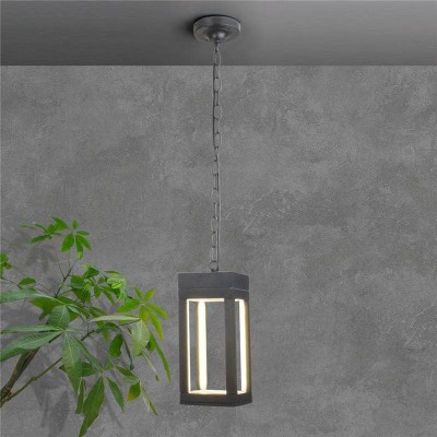 Уличный подвесной светодиодный светильник Elektrostandard Frame 1528 Techno Led серый 4690389172359 - изображение 3 Уличный подвесной светодиодный светильник Elektrostandard Frame 1528 Techno Led серый 4690389172359 - изображение 3