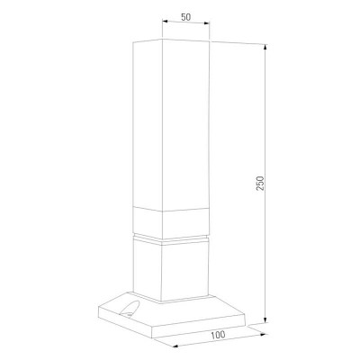 Уличный светодиодный светильник Elektrostandard 1536 Techno Led серый 4690389168758 - изображение 2 Уличный светодиодный светильник Elektrostandard 1536 Techno Led серый 4690389168758 - изображение 2