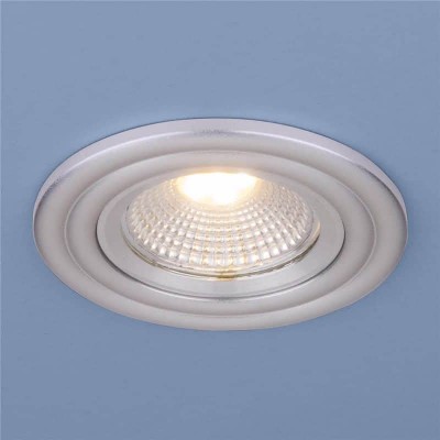 Встраиваемый светодиодный светильник Elektrostandard 9902 LED 3W COB SL серебро 4690389106118 - изображение 3 Встраиваемый светодиодный светильник Elektrostandard 9902 LED 3W COB SL серебро 4690389106118 - изображение 3