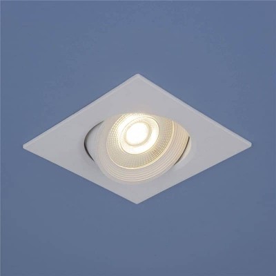 Встраиваемый светодиодный светильник Elektrostandard 9915 LED 6W WH белый 4690389138669 - изображение 2 Встраиваемый светодиодный светильник Elektrostandard 9915 LED 6W WH белый 4690389138669 - изображение 2