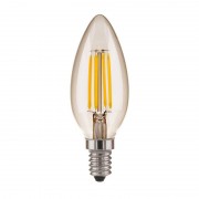 Лампа светодиодная филаментная Elektrostandard E14 9W 6500K прозрачная 4690389175220