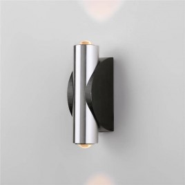 Настенный светодиодный светильник Elektrostandard Steel 40109/LED чёрный/сталь 4690389174353
