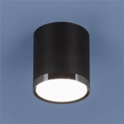 Потолочный светодиодный светильник Elektrostandard DLR024 6W 4200K черный матовый 4690389110375