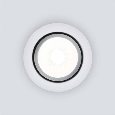 Встраиваемый светодиодный светильник Elektrostandard 15267/LED 7W 4200K белый/серебро 4690389175596 - изображение 4 Встраиваемый светодиодный светильник Elektrostandard 15267/LED 7W 4200K белый/серебро 4690389175596 - изображение 4