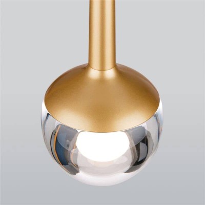 Подвесной светодиодный светильник Elektrostandard DLS028 6W 4200K золото 4690389149047 - изображение 3 Подвесной светодиодный светильник Elektrostandard DLS028 6W 4200K золото 4690389149047 - изображение 3