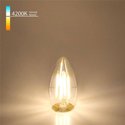 Лампа светодиодная филаментная Elektrostandard BLE2706 E27 9W 4200K прозрачная 4690389151316 - изображение 2 Лампа светодиодная филаментная Elektrostandard BLE2706 E27 9W 4200K прозрачная 4690389151316 - изображение 2