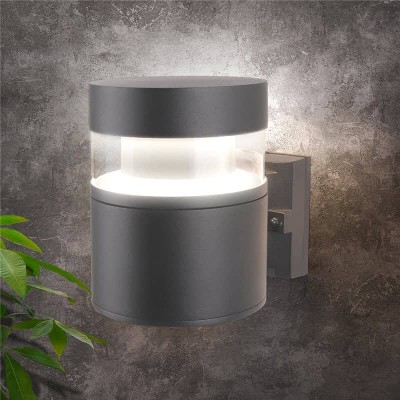 Уличный настенный светодиодный светильник Elektrostandard 1530 Techno Led серый 4690389163296 - изображение 4 Уличный настенный светодиодный светильник Elektrostandard 1530 Techno Led серый 4690389163296 - изображение 4