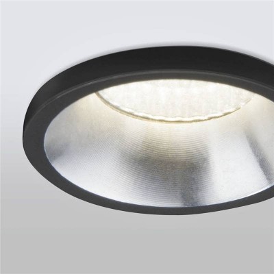 Встраиваемый светодиодный светильник Elektrostandard 15269/LED черный/сатин никель 4690389174377 - изображение 3 Встраиваемый светодиодный светильник Elektrostandard 15269/LED черный/сатин никель 4690389174377 - изображение 3