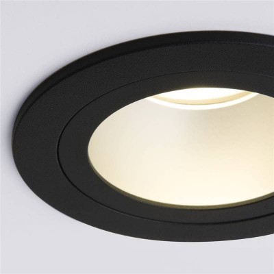 Встраиваемый светильник Elektrostandard 122 MR16 серебро/черный 4690389168895 - изображение 3 Встраиваемый светильник Elektrostandard 122 MR16 серебро/черный 4690389168895 - изображение 3
