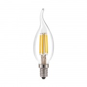 Лампа светодиодная филаментная диммируемая Elektrostandard E14 5W 4200K прозрачная 4690389173929