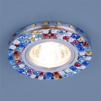Встраиваемый светильник Elektrostandard 2195 MR16 SL/MLT зеркальный/мульти 4690389099427 - изображение 3 Встраиваемый светильник Elektrostandard 2195 MR16 SL/MLT зеркальный/мульти 4690389099427 - изображение 3