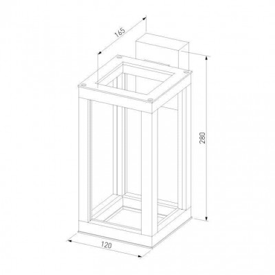 Уличный настенный светодиодный светильник Elektrostandard Frame 1527 Techno Led серый 4690389172342 - изображение 2 Уличный настенный светодиодный светильник Elektrostandard Frame 1527 Techno Led серый 4690389172342 - изображение 2