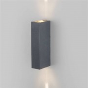 Уличный настенный светодиодный светильник Elektrostandard Blaze 35136/W серый 4690389179181