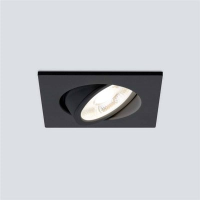 Встраиваемый светодиодный светильник Elektrostandard 15273/LED черный 4690389176661 - изображение 3 Встраиваемый светодиодный светильник Elektrostandard 15273/LED черный 4690389176661 - изображение 3