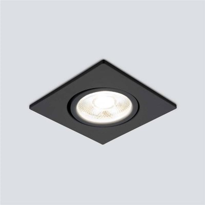 Встраиваемый светодиодный светильник Elektrostandard 15273/LED черный 4690389176661 - изображение 4 Встраиваемый светодиодный светильник Elektrostandard 15273/LED черный 4690389176661 - изображение 4