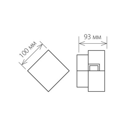 Уличный настенный светодиодный светильник Elektrostandard 1607 Techno LED Fobos графит 4690389086069 - изображение 3 Уличный настенный светодиодный светильник Elektrostandard 1607 Techno LED Fobos графит 4690389086069 - изображение 3