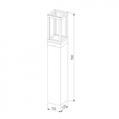 Уличный светодиодный светильник Elektrostandard Frame 1529 Techno Led черный 4690389172380 - изображение 2 Уличный светодиодный светильник Elektrostandard Frame 1529 Techno Led черный 4690389172380 - изображение 2