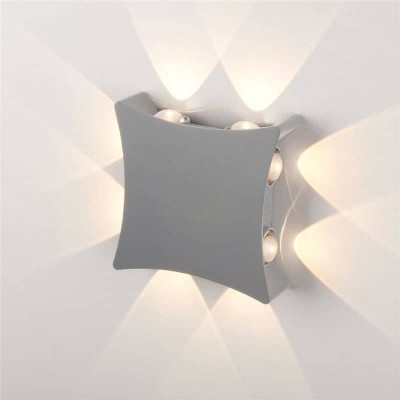 Уличный настенный светодиодный светильник Elektrostandard 1631 Techno LED серый 4690389157752 - изображение 3 Уличный настенный светодиодный светильник Elektrostandard 1631 Techno LED серый 4690389157752 - изображение 3
