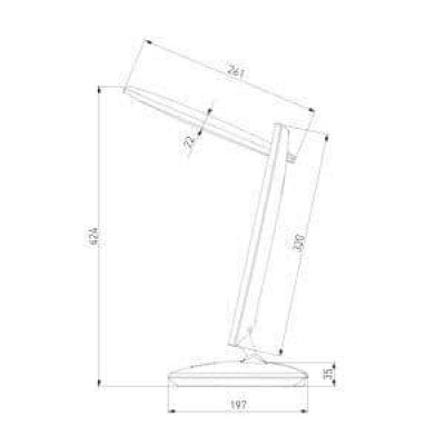 Настольная лампа Elektrostandard Saturn TL80930 белый 4690389136313 - изображение 7 Настольная лампа Elektrostandard Saturn TL80930 белый 4690389136313 - изображение 7