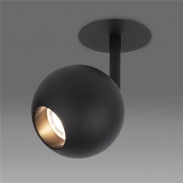 Встраиваемый светодиодный спот Elektrostandard Ball 9926 LED 12W 4200K черный 4690389169854